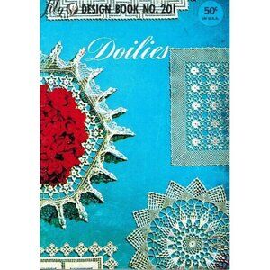 Vintage 1960s Doilies Design Book No. 201 By Lily